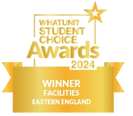 WhatUni Facilities Eastern England Winner 2024 logo